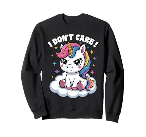 Einhorn Geschenke Mädchen Damen Frauen Freches Einhorn Sweatshirt von Lustige Einhorn Geschenke Einhorn T Shirt Sprüche