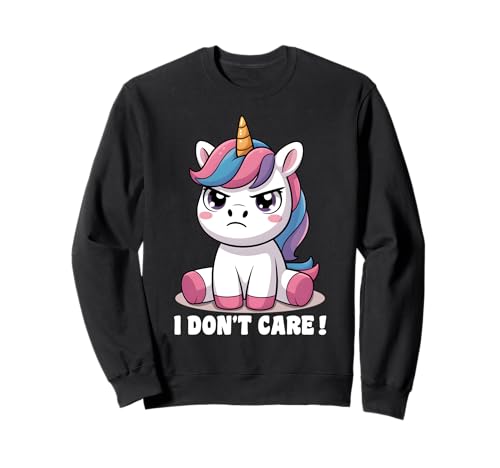 Einhorn Geschenke Mädchen Damen Frauen Freches Einhorn Sweatshirt von Lustige Einhorn Geschenke Einhorn T Shirt Sprüche
