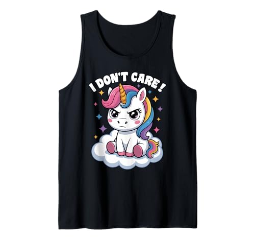 Einhorn Geschenke Mädchen Damen Frauen Freches Einhorn Tank Top von Lustige Einhorn Geschenke Einhorn T Shirt Sprüche