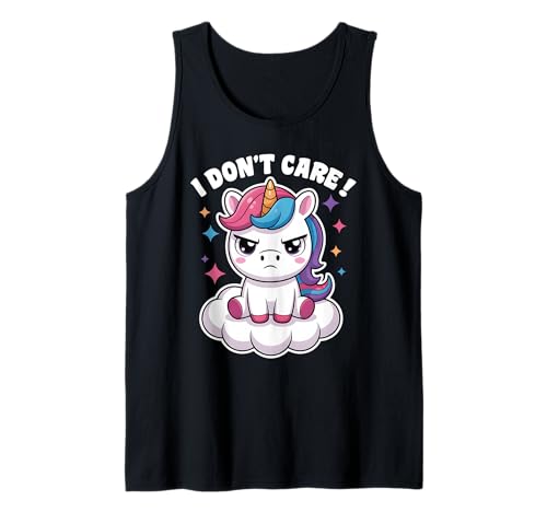 Einhorn Geschenke Mädchen Damen Frauen Freches Einhorn Tank Top von Lustige Einhorn Geschenke Einhorn T Shirt Sprüche