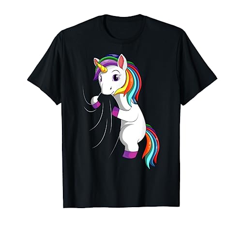 Einhorn Liebhaber Unicorn Kinder Mädchen Damen T-Shirt von Lustige Einhorn Liebhaber Geschenk