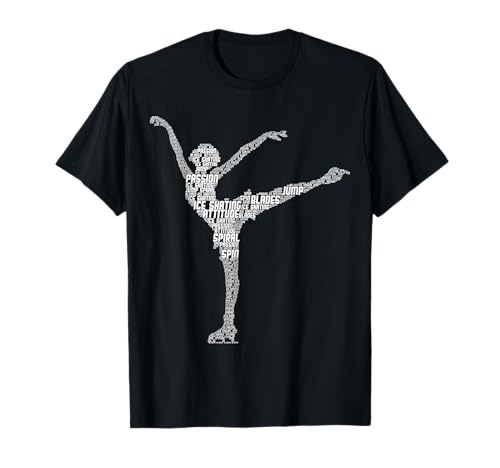 Eiskunstläuferin Eiskunstlauf Schlittschuhe Mädchen Damen T-Shirt von Lustige Eiskunstlauf Geschenkidee