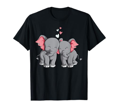 Elefant Mädchen Damen Kinder T-Shirt Elefant Mädchen Damen Kinder T-Shirt von Lustige Elefanten Geschenkideen