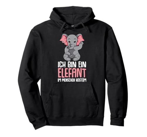 Elefanten Kostüm Kinder Mädchen Damen Elefant Pullover Hoodie Elefanten Kostüm Kinder Mädchen Damen Elefant Pullover Hoodie von Lustige Elefanten Geschenkideen