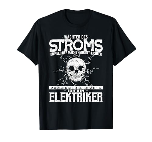 Lustige Elektrotechniker Elektriker Geschenke Ich bin Elektriker Wächter des Stroms Elektriker T-Shirt Schwarz S EU 36 Klassisch Kurzarm Crew-Ausschnitt Ohne Kragen Klassisch Männer Arbeit Lustige Elektrotechniker Elektriker Geschenke Ich bin Elektriker Wächter des Stroms Elektriker T-Shirt Schwarz S EU 36 Klassisch Kurzarm Crew-Ausschnitt Ohne Kragen Klassisch Männer Arbeit von Lustige Elektrotechniker Elektriker Geschenke