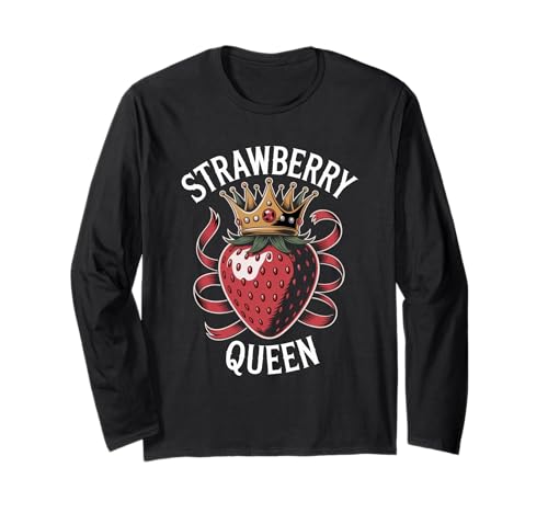 Erdbeerkunst für Frauen Mädchen Früchte, Erdbeerliebhaber Langarmshirt Erdbeerkunst für Frauen Mädchen Früchte, Erdbeerliebhaber Langarmshirt von Lustige Erdbeerkunst für Frauen Mädchen Früchte