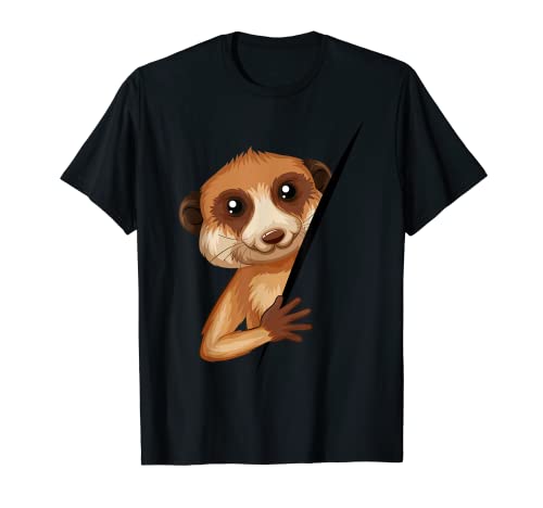 Erdmännchen Kinder Mädchen Jungen T-Shirt von Lustige Erdmännchen Liebhaber Geschenk