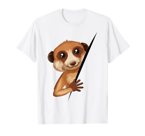 Erdmännchen Kinder Mädchen Jungen T-Shirt von Lustige Erdmännchen Liebhaber Geschenk