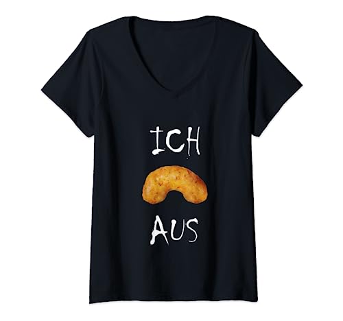 Damen Ich flip aus Erdnussflip Erdnuss Angeln Köder Nuss T-Shirt mit V-Ausschnitt Damen Ich flip aus Erdnussflip Erdnuss Angeln Köder Nuss T-Shirt mit V-Ausschnitt von Lustige Erdnussflips Flips Designs