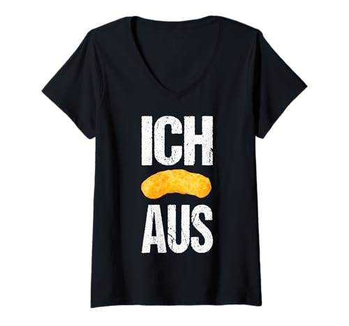 Damen Ich flip aus lustige Erdnuss Flips T-Shirt mit V-Ausschnitt Damen Ich flip aus lustige Erdnuss Flips T-Shirt mit V-Ausschnitt von Lustige Erdnussflips Sprüche Geschenke