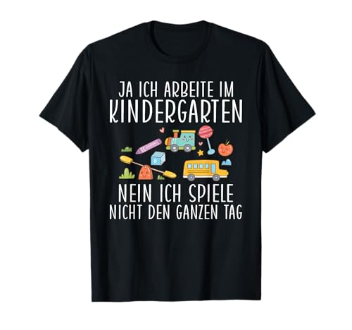 Erzieher Pädagoge Damen Herren Kindergärtner Sprüche Kita T-Shirt Erzieher Pädagoge Damen Herren Kindergärtner Sprüche Kita T-Shirt von Lustige Erzieherinnen Pädagogin Abschiedsgeschenke