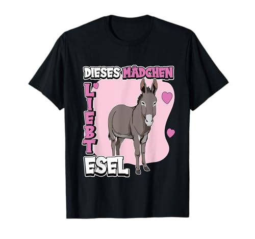 Kinder Esel Sachen Dieses Mädchen liebt Esel T-Shirt Kinder Esel Sachen Dieses Mädchen liebt Esel T-Shirt von Lustige Esel Kleidung