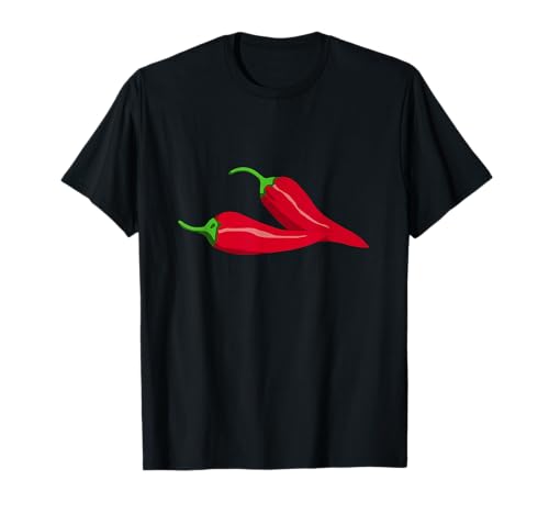 Chili Kostüm lustige Fasching Kostüme für Damen Herren T-Shirt von Lustige Essen, Früchte und Obst Gruppen Kostüme