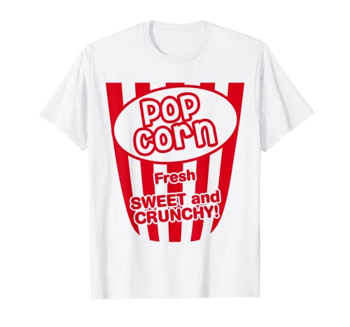 Popcorn Kostüm Lustige Fasching Kostüme Damen Herren T-Shirt Popcorn Kostüm Lustige Fasching Kostüme Damen Herren T-Shirt von Lustige Essen & Sauce Fasching Kostüm Co.