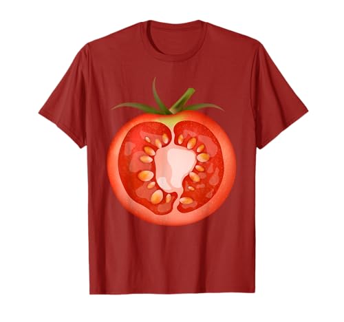 Tomate Essen Kostüm Lustige Fasching Kostüme Damen Herren T-Shirt Tomate Essen Kostüm Lustige Fasching Kostüme Damen Herren T-Shirt von Lustige Essen & Sauce Fasching Kostüm Co.