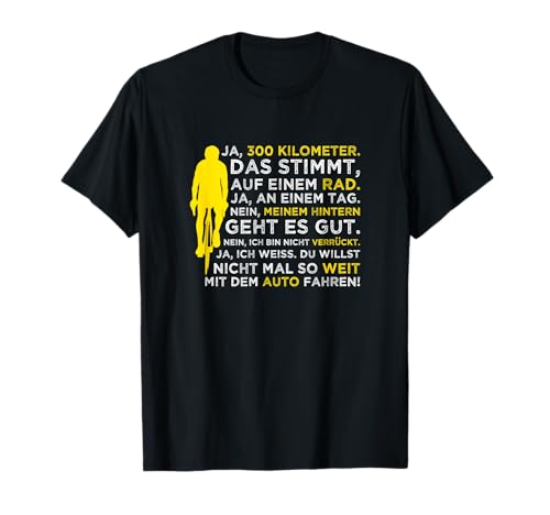 Rennrad Radfahrer Kilometer Spruch Radfahren Damen Herren T-Shirt Rennrad Radfahrer Kilometer Spruch Radfahren Damen Herren T-Shirt von Lustige Fahrrad Sprüche Perfekte Bike Geschenkidee