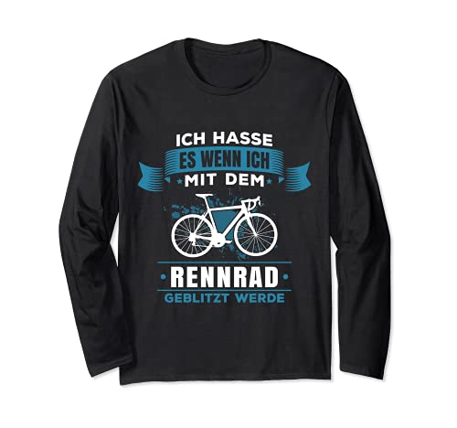 Lustiges Geschenk Radfahrer Fahrrad Spruch Rennrad geblitzt Langarmshirt Lustiges Geschenk Radfahrer Fahrrad Spruch Rennrad geblitzt Langarmshirt von Lustige Fahrrad & Rennrad Geschenk Co.