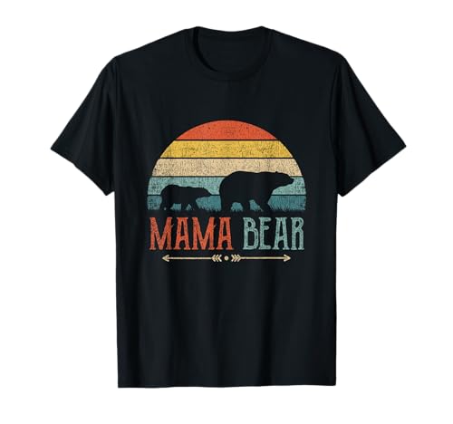 Mama Bär Muttertag Witziges Geschenk Mutter Mama Bear T-Shirt von Niedliche Bär Familie passende Shirts & Geschenke