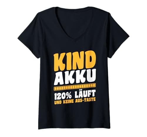 Damen Tochter Sohn T-Shirt mit V-Ausschnitt Damen Tochter Sohn T-Shirt mit V-Ausschnitt von Lustige Familien Motive