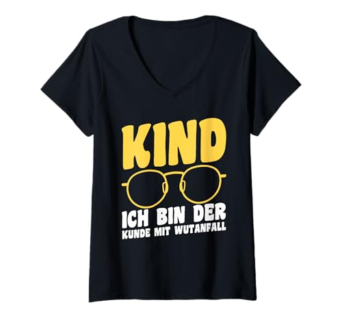 Damen Tochter Sohn T-Shirt mit V-Ausschnitt Damen Tochter Sohn T-Shirt mit V-Ausschnitt von Lustige Familien Motive
