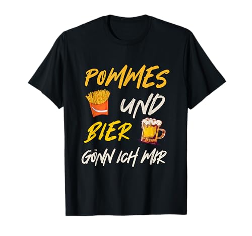 Lustige Fast Food und Bier Geschenke Pommes Und Bier Gönn Ich Mir Geschenk für Pommes Liebhaber Unisex T-Shirt Schwarz Small Kartoon Bier-Thema Damen-T-Shirt Lustige Fast Food und Bier Geschenke Pommes Und Bier Gönn Ich Mir Geschenk für Pommes Liebhaber Unisex T-Shirt Schwarz Small Kartoon Bier-Thema Damen-T-Shirt von Lustige Fast Food und Bier Geschenke