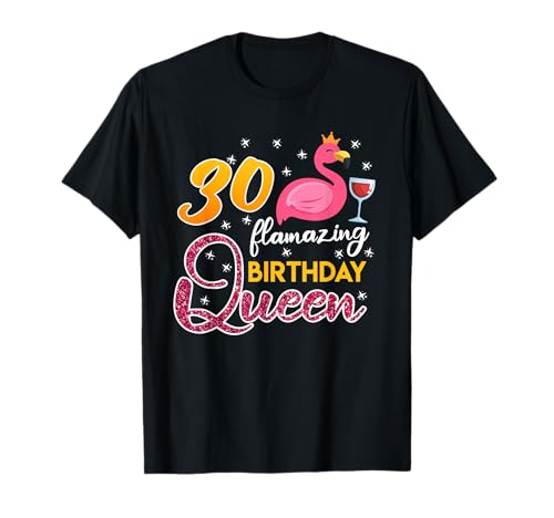 30. Geburtstag Damen 30 Jahre Flamazing Flamingo T-Shirt 30. Geburtstag Damen 30 Jahre Flamazing Flamingo T-Shirt von Lustige Flamingo Geschenke und Flamingo Sprüche