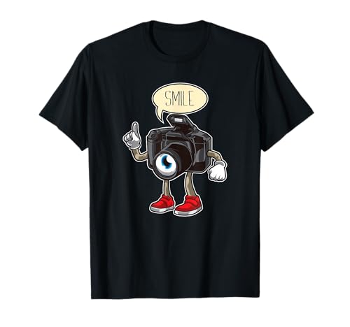 Lustige Kamera mit Cartoon für Kinder - Fotografie T-Shirt Lustige Kamera mit Cartoon für Kinder - Fotografie T-Shirt von Lustige Fotografie Designs für Fotografen
