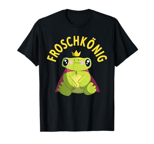 Frog King Süßer Kinder Frosch Lustiger Baby Frosch T-Shirt Frog King Süßer Kinder Frosch Lustiger Baby Frosch T-Shirt von Lustige Frösche mit Krone Märchen Geschenkideen