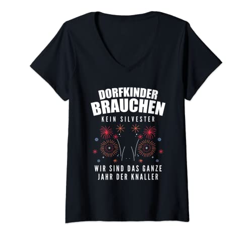 Damen Design für Bauer, Dorfkind und Landwirt I Landwirtschaft T-Shirt mit V-Ausschnitt Damen Design für Bauer, Dorfkind und Landwirt I Landwirtschaft T-Shirt mit V-Ausschnitt von Lustige Fun-Shirt Geschenk-Idee für Landwirt