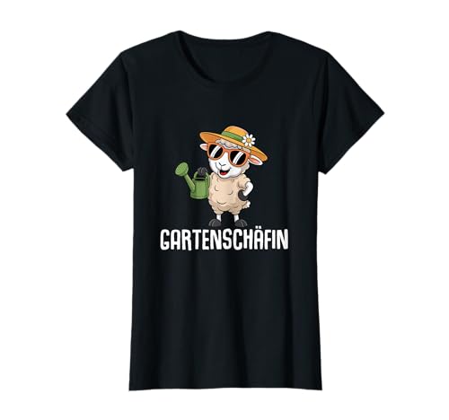 Damen Gartenschäfin - Niedliches Schaf Gärtnerin T-Shirt von Lustige Gärtner Designs für Frauen & Männer