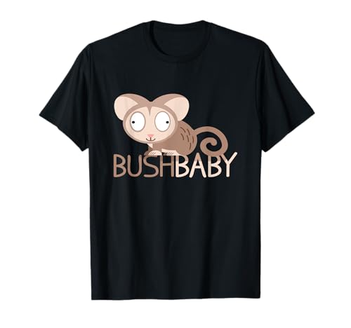 Bush Baby I Buschbaby Galagos Galagonidae Affe Primat Afrika T-Shirt Bush Baby I Buschbaby Galagos Galagonidae Affe Primat Afrika T-Shirt von Lustige Galago Bushbaby Outfit & Geschenke