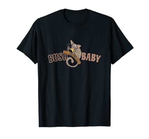 Bush Baby I Buschbaby Galagos Galagonidae Affe Primat Afrika T-Shirt Bush Baby I Buschbaby Galagos Galagonidae Affe Primat Afrika T-Shirt von Lustige Galago Bushbaby Outfit & Geschenke