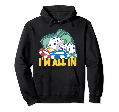 I'm All In Voller Einsatz Casino Poker Für Damen Herren Pullover Hoodie I'm All In Voller Einsatz Casino Poker Für Damen Herren Pullover Hoodie von Lustige Gambling Casino Party Geschenke