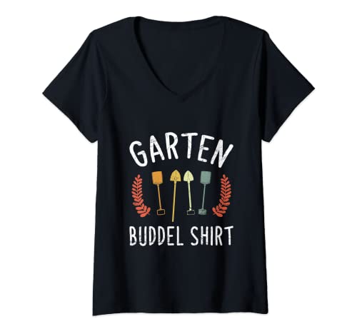 Damen Garten Buddel Shirt Lustiges Gärtner Hobbygärtner Spruch T-Shirt mit V-Ausschnitt Damen Garten Buddel Shirt Lustiges Gärtner Hobbygärtner Spruch T-Shirt mit V-Ausschnitt von Lustige Garten Buddel Gärtner Geschenke