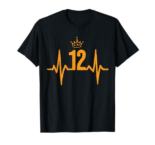 12. Geburtstag 12 Jahre alt Herzschlag Mädchen Jungen Kinder T-Shirt 12. Geburtstag 12 Jahre alt Herzschlag Mädchen Jungen Kinder T-Shirt von Lustige Geburtstag Deko Geburtstagsgeschenke