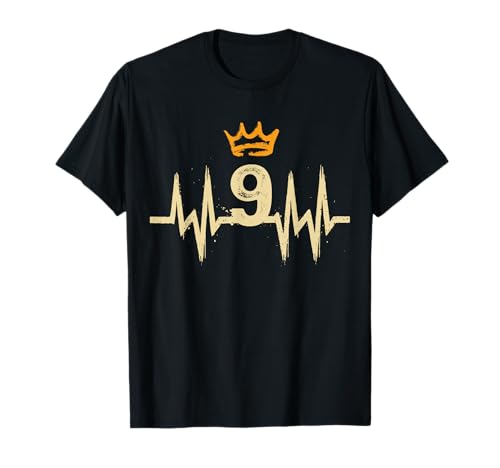 9. Geburtstag 9 Jahre alt Herzschlag Mädchen Jungen Kinder T-Shirt 9. Geburtstag 9 Jahre alt Herzschlag Mädchen Jungen Kinder T-Shirt von Lustige Geburtstag Deko Geburtstagsgeschenke