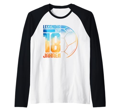18. Geburtstag Deko Handball Spieler 18 Jahre Junge Jungs Raglan 18. Geburtstag Deko Handball Spieler 18 Jahre Junge Jungs Raglan von Lustige Geburtstag Handball Junge Männer Geschenke