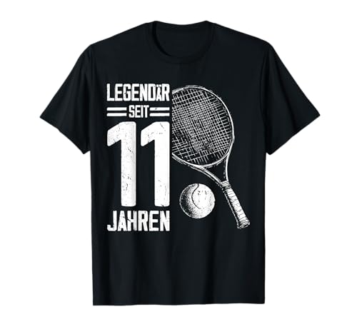 11. Geburtstag Retro Tennis Spieler 11 Jahre Junge Kinder T-Shirt 11. Geburtstag Retro Tennis Spieler 11 Jahre Junge Kinder T-Shirt von Lustige Geburtstag Tennis Junge Männer Geschenke