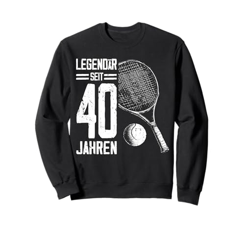 40. Geburtstag Deko Tennis Spieler 40 Jahre Männer Mann Sweatshirt 40. Geburtstag Deko Tennis Spieler 40 Jahre Männer Mann Sweatshirt von Lustige Geburtstag Tennis Junge Männer Geschenke