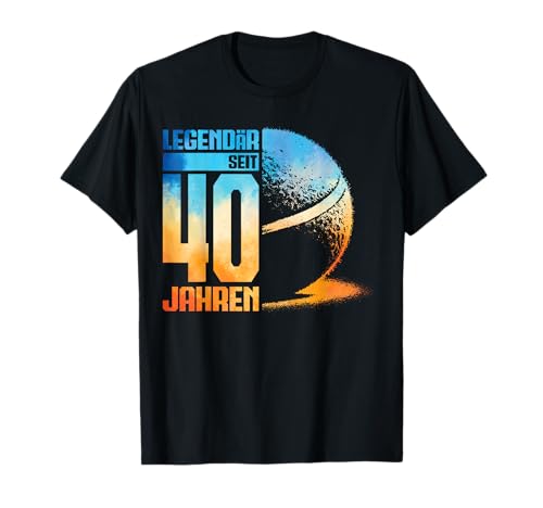 40. Geburtstag Deko Tennis Spieler 40 Jahre Männer Mann T-Shirt 40. Geburtstag Deko Tennis Spieler 40 Jahre Männer Mann T-Shirt von Lustige Geburtstag Tennis Junge Männer Geschenke