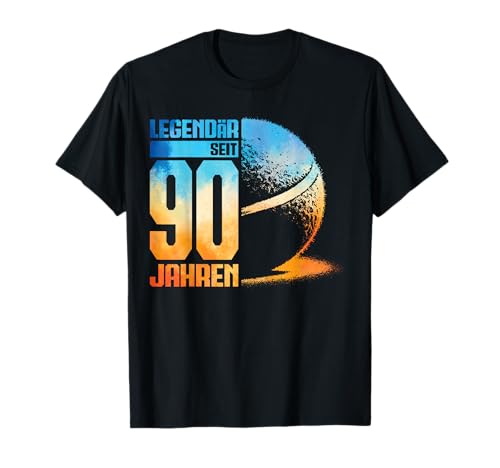 90. Geburtstag Deko Tennis Spieler 90 Jahre Männer Mann T-Shirt 90. Geburtstag Deko Tennis Spieler 90 Jahre Männer Mann T-Shirt von Lustige Geburtstag Tennis Junge Männer Geschenke