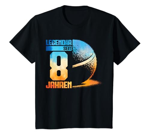 Kinder 8. Geburtstag Retro Tennis Spieler 8 Jahre Junge Kinder T-Shirt Kinder 8. Geburtstag Retro Tennis Spieler 8 Jahre Junge Kinder T-Shirt von Lustige Geburtstag Tennis Junge Männer Geschenke