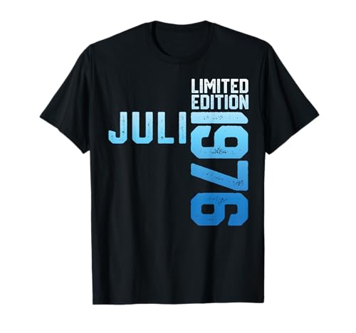 47th Birthday Man 47 Years Limited Edition Juli 1976 Idee T-Shirt 47th Birthday Man 47 Years Limited Edition Juli 1976 Idee T-Shirt von Lustige Geburtstagsidee für Männer Frauen