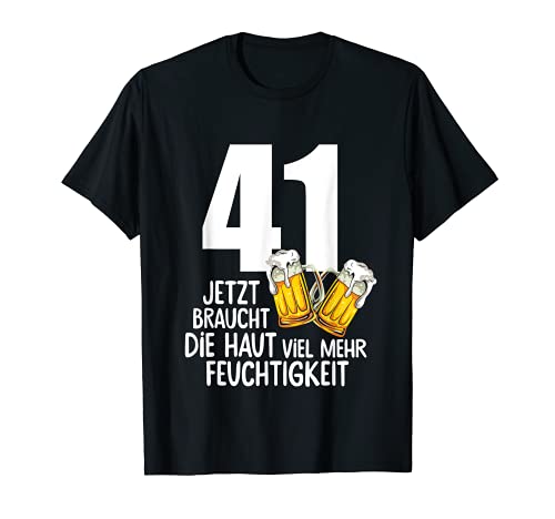 Herren 41. Geburtstag Männer 41. Jahre Bier Humor T-Shirt Herren 41. Geburtstag Männer 41. Jahre Bier Humor T-Shirt von Lustige Geschenk zum 41. Geburtstag mb.