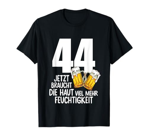44. Geburtstag Männer 44 Jahre Bier Humor T-Shirt von Lustige Geschenk zum 44. Geburtstag mb.