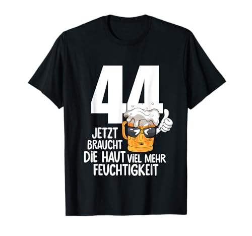 44. Geburtstag Männer 44 Jahre Bier Humor T-Shirt von Lustige Geschenk zum 44. Geburtstag mb.