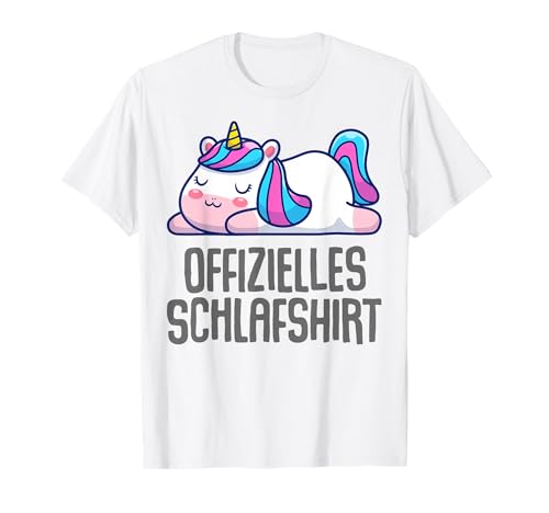 Offizielles Schlafshirt Damen Einhorn Lustige Geschenke Fun T-Shirt Offizielles Schlafshirt Damen Einhorn Lustige Geschenke Fun T-Shirt von Lustige Geschenke Damen Shirt Fun Lustige T-Shirts
