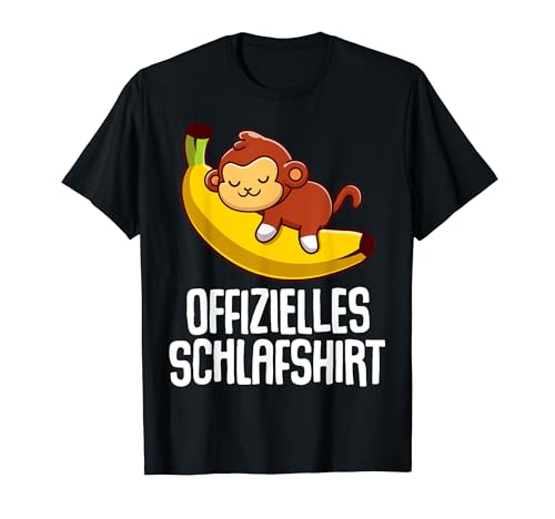 Offizielles Schlafshirt Herren Affe Lustige Geschenke Affen T-Shirt von Lustige Geschenke Damen Shirt Fun Lustige T-Shirts