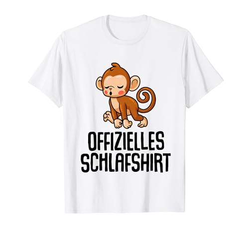 Offizielles Schlafshirt Herren Affen Lustige Geschenke Affe T-Shirt von Lustige Geschenke Damen Shirt Fun Lustige T-Shirts