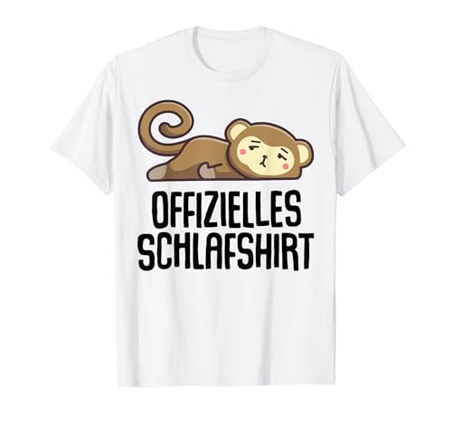 Offizielles Schlafshirt Herren Affen Lustige Geschenke Affe T-Shirt von Lustige Geschenke Damen Shirt Fun Lustige T-Shirts